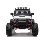 Elektrické autíčko - Jeep JC666 - nelakované - biele